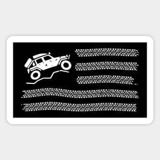 American Off Road 4x4 Overland Flag Magnet